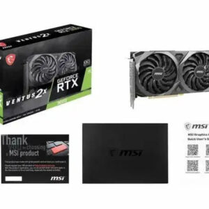 MSI Ventus GeForce RTX 3060 12GB GDDR6 PCI Express 4.0 Video Card RTX 3060 Ventus 2X 12G OC