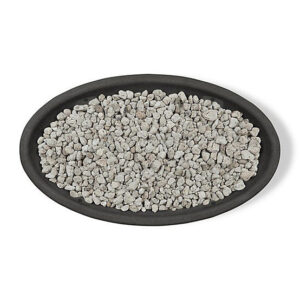 Real Flame 48.25 in. x 28.25 in. Riverside Oval Propane Gas Fire Bowl, Shale