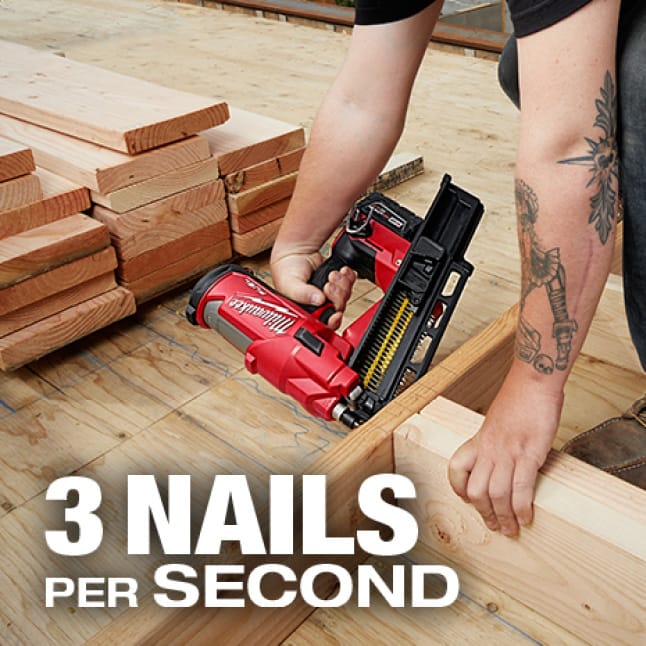 Fires 3 Nails Per Second