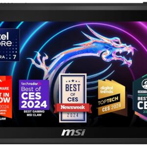 MSI Claw A1M PC Gaming Handheld: Intel Ultra 7-155H, 7″ FHD 120Hz Display, 16GB