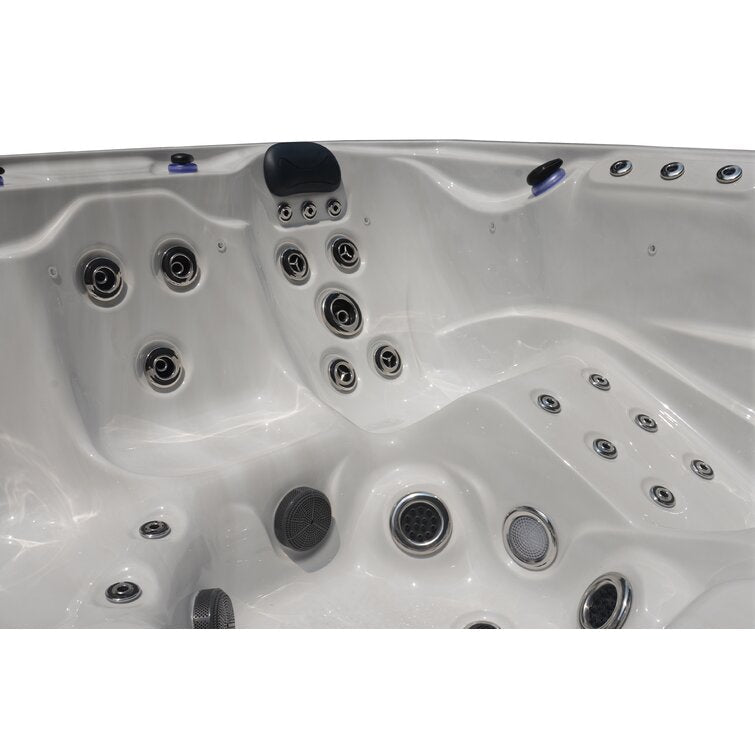 76 – Jet Acrylic Square Hot Tub with Ozonator - Image 10
