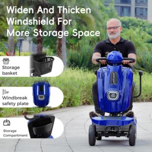 Heavy Duty Electric Mobility Scooter for Adults & Seniors, 16–32 Mile Range, 500–1000W, Off-Road