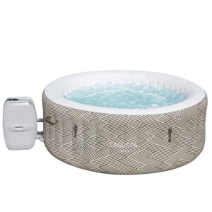 Bestway Madrid SaluSpa 4 Person Inflatable Hot Tub w/ 120 AirJets & App Contro
