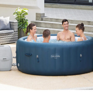 Chicago 54-Jet Hot Tub with LED Light