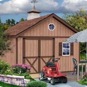 Brandon 12×12 Wood Storage Shed Kit – ALL Pre-Cut