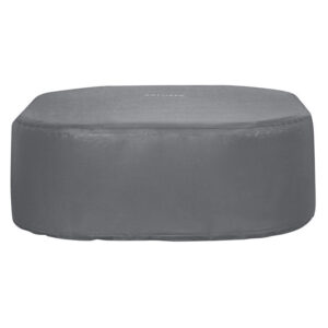 Coleman 6 – Person 114 – Jets Plastic Square Inflatable Hot Tub in Gray