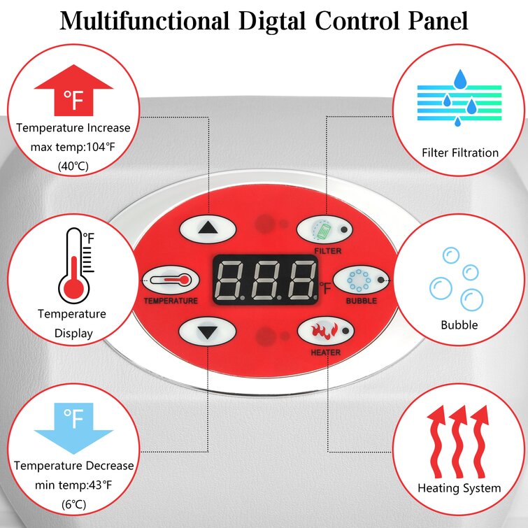 Edostory 2 – Person 90 – Jet Vinyl Inflatable Hot Tub - Image 5