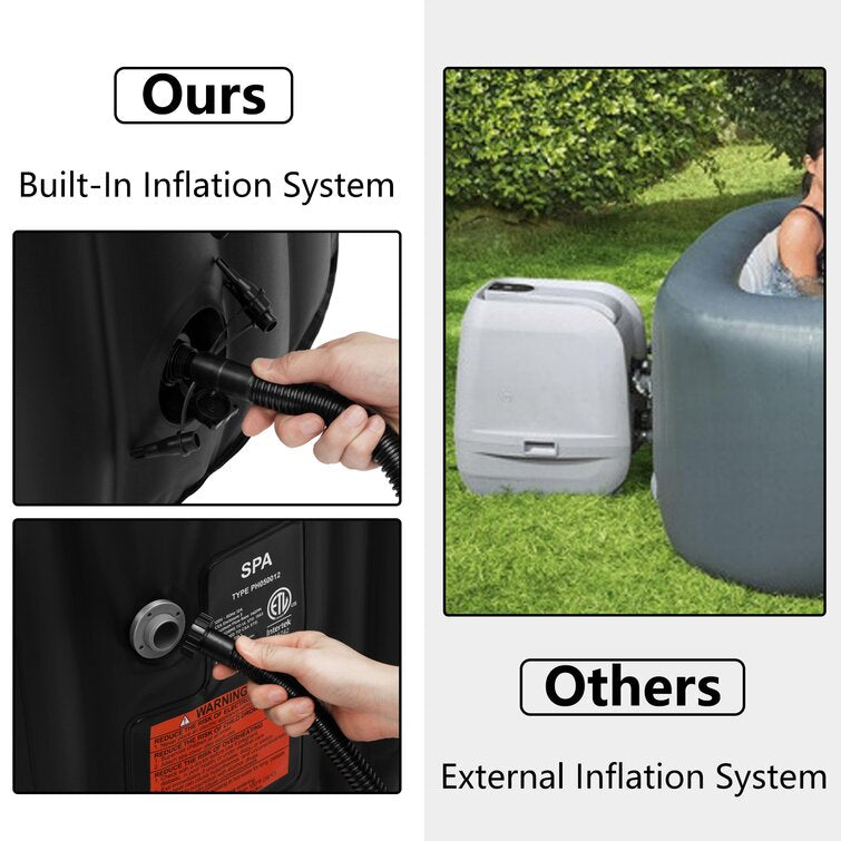 Edostory 2 – Person 90 – Jet Vinyl Inflatable Hot Tub - Image 6