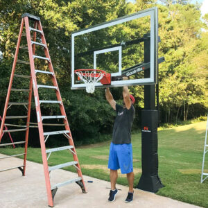 In-Ground Basketball Hoop Installation