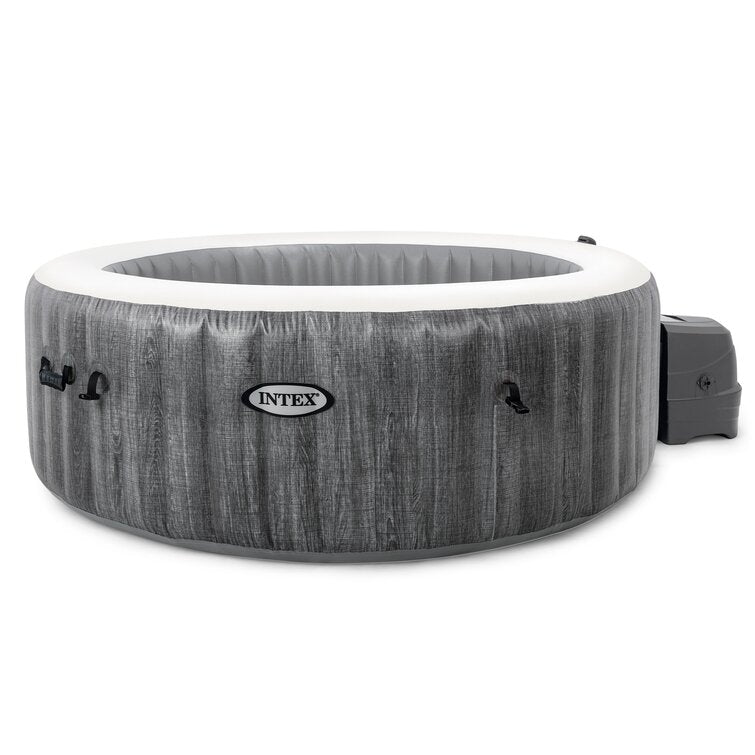 Intex Purespa 4 Person Inflatable Portable Heated Jet Hot Tub & Cover Package - Image 4