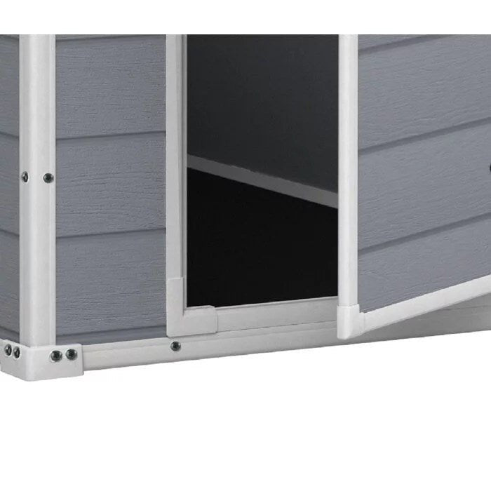 Keter Manor 4 ft. W x 6 ft. D Vertical Resin Outdoor Storage Shed Ideal For Patio Installation Included - Image 5