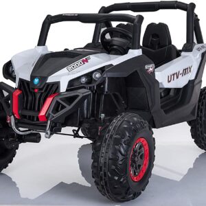 Best Ride On Cars Lightning UTV with 4 Motors-12V-White