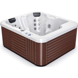 Luxuria Spas 120 Volt 3 – Person 55 – Jet Rectangle Plug & Play Hot Tub with Ozonator