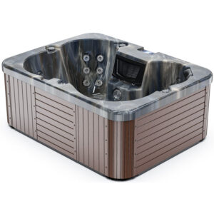 Luxuria Spas 220 Volt 4 – Person 55 – Jet Rectangle Plug & Play Hot Tub with Ozonator