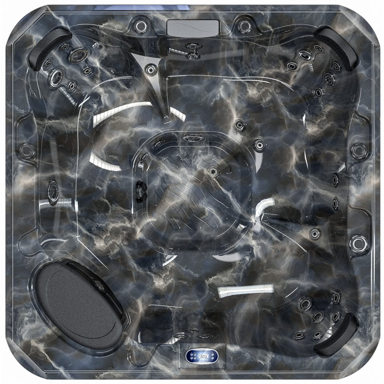 Luxuria Spas 220 Volt 7 – Person 55 – Jet Square Plug & Play Hot Tub with Ozonator - Image 3