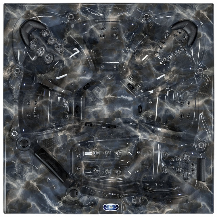 Luxuria Spas 240 Volt 6 – Person 55 – Jet Square Plug & Play Hot Tub with Ozonator and Built-In Speaker - Image 4