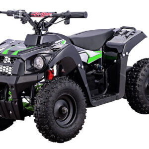 MotoTec-36v-500w-kids-ATV-monster-V6-Black-Left-Angle