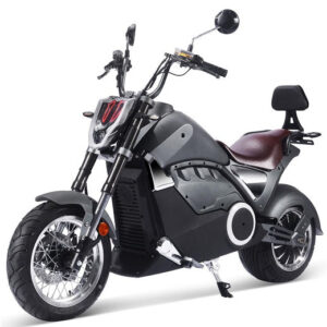 MotoTec Typhoon 72v 30ah 3000w Lithium Electric Scooter Gray