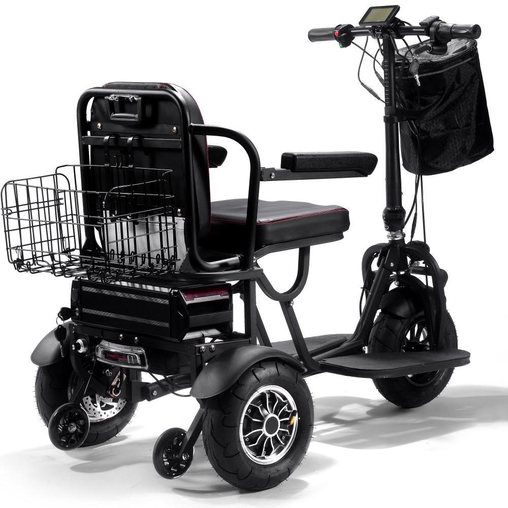 MotoTec Folding Mobility Electric Trike 48v 1000w Dual Motor Lithium - Image 5