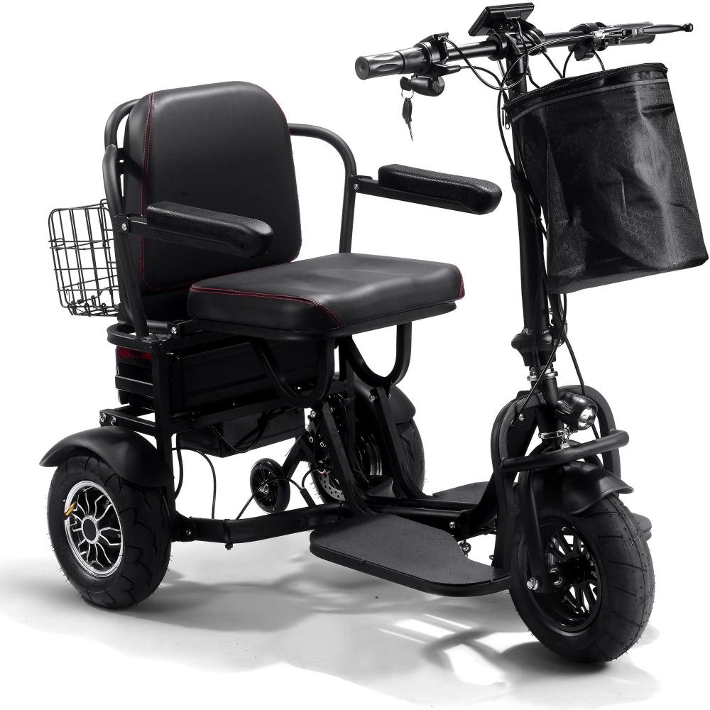 MotoTec Folding Mobility Electric Trike 48v 1000w Dual Motor Lithium - Image 7