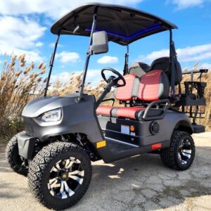 48V Electric Golf Cart 4 Seater Renegade Light Edition Utility Golf UTV – LIGHT EDITION – Charcoal