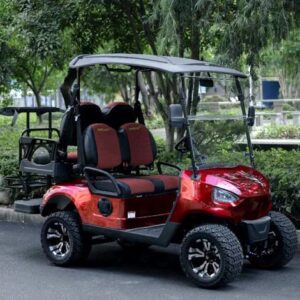 48V Electric Golf Cart 4 Seater Renegade Light Edition Utility Golf UTV – LIGHT EDITION – RED