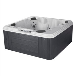 Revive LS 6 Person 86 Stainless Jet Lounger Hot Tub with Heater and Ozone