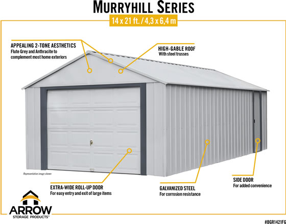 Arrow Murryhill Storage Garage Features & Benefits