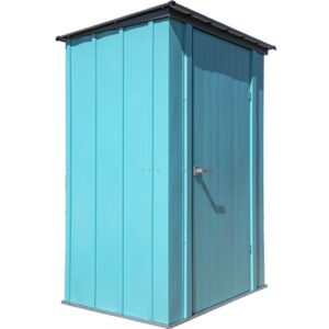 Arrow 4×3 Spacemaker Patio Shed Kit – Teal
