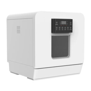 Compact Automatic Table Top Dishwasher – Portable Countertop Kitchen Dishwasher with 4 Place Settings