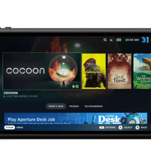 Valve Steam Deck OLED 1TB SSD Gaming Handheld 7.4-inch Touchscreen 1280×800 Resolution, Ergonomic Design 128GB MicroSD Card
