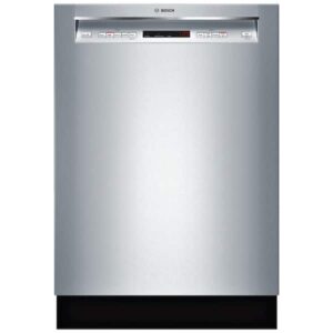 Bosch  300 Series 24 in. Stainless Steel Front Control Tall Tub Dishwasher with Stainless Steel Tub and 3rd Rack, 44dBA