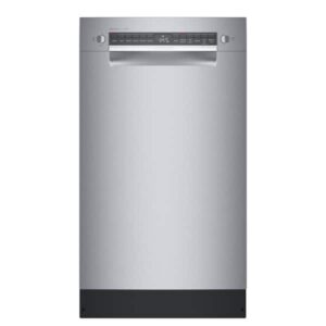 Bosch  800 Series 18 in. ADA Compact Front Control Dishwasher in Stainless Steel with Stainless Steel Tub and 3rd Rack, 44dBA